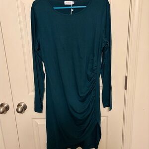 Mid-Length Scrunched Dress